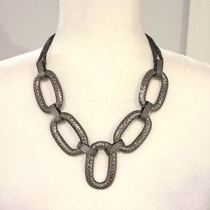 Gunmetal elegant casual necklace  jewelry